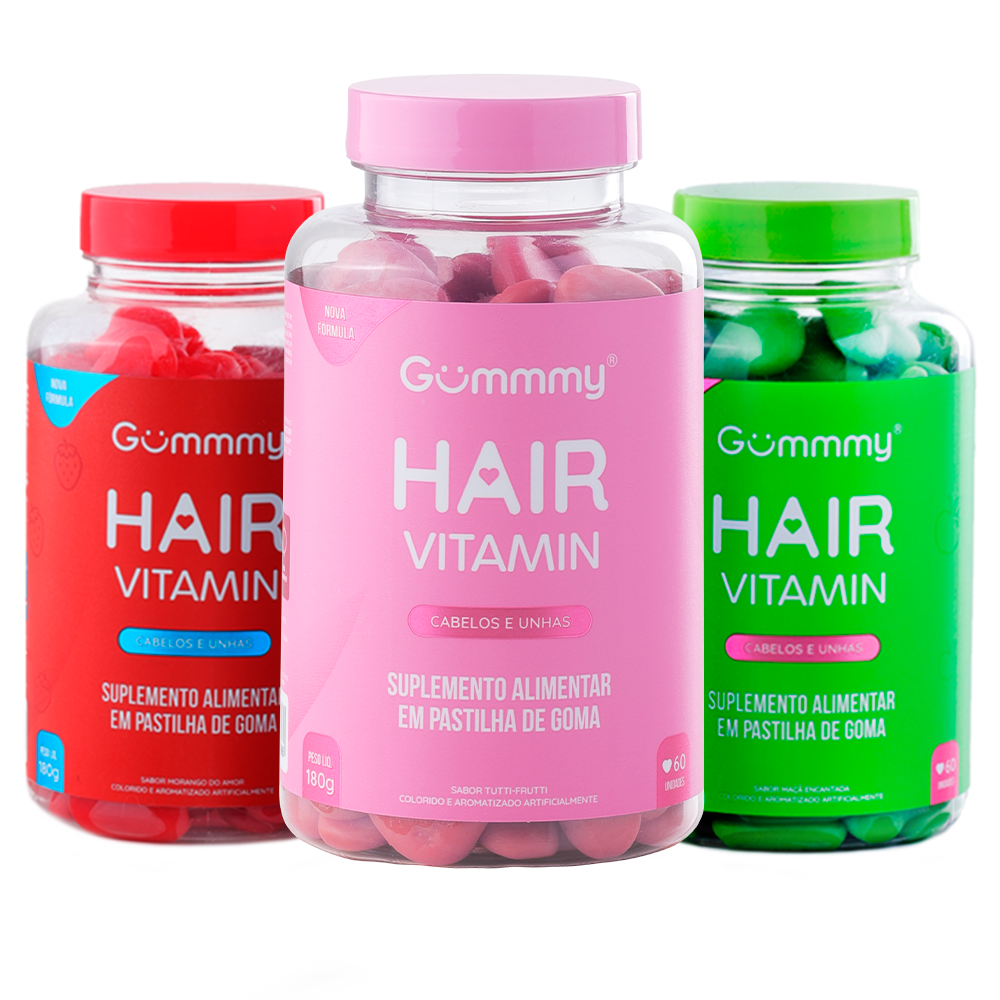 Gummy® Hair - Mix Sabores 180 g