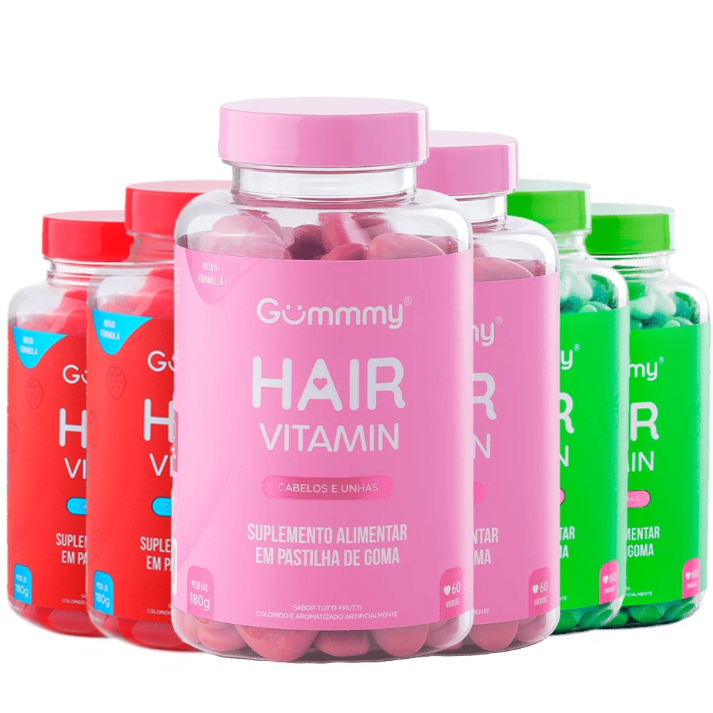 Gummy® Hair - Mix Sabores 180 g
