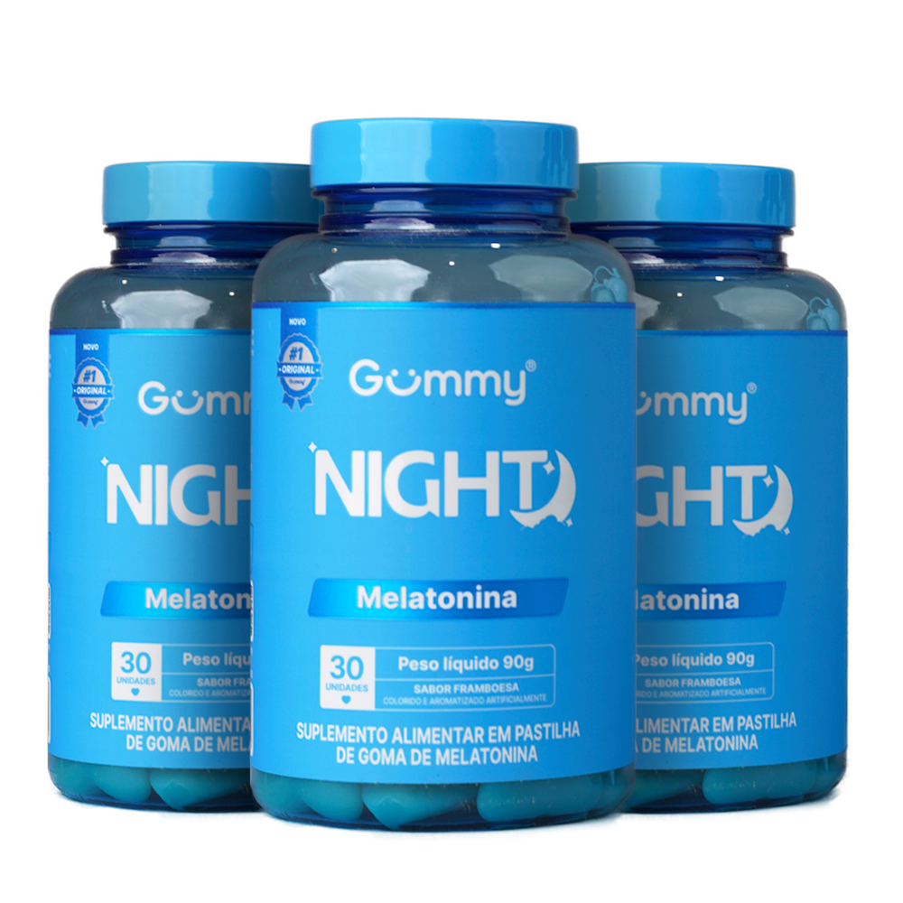 Gummy Night Melatonina® - Framboesa  90 g