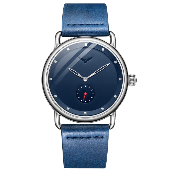 RELÓGIO MINIMALISTA LEGACY MILANO PULSEIRA DE COURO