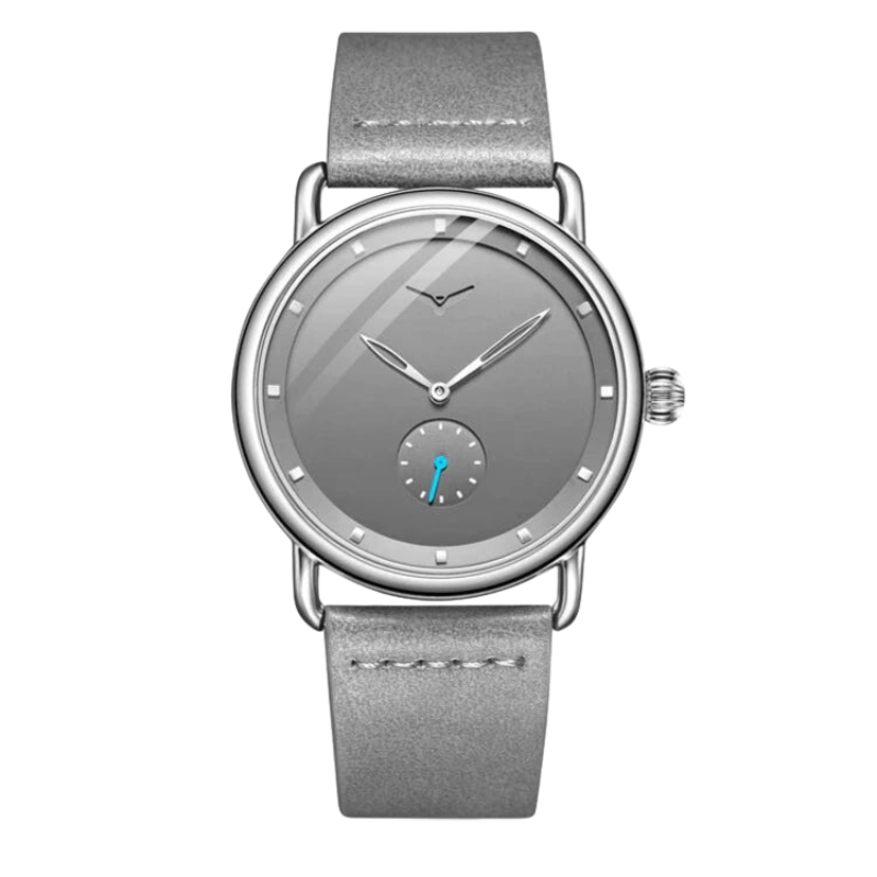 RELÓGIO MINIMALISTA LEGACY MILANO PULSEIRA DE COURO