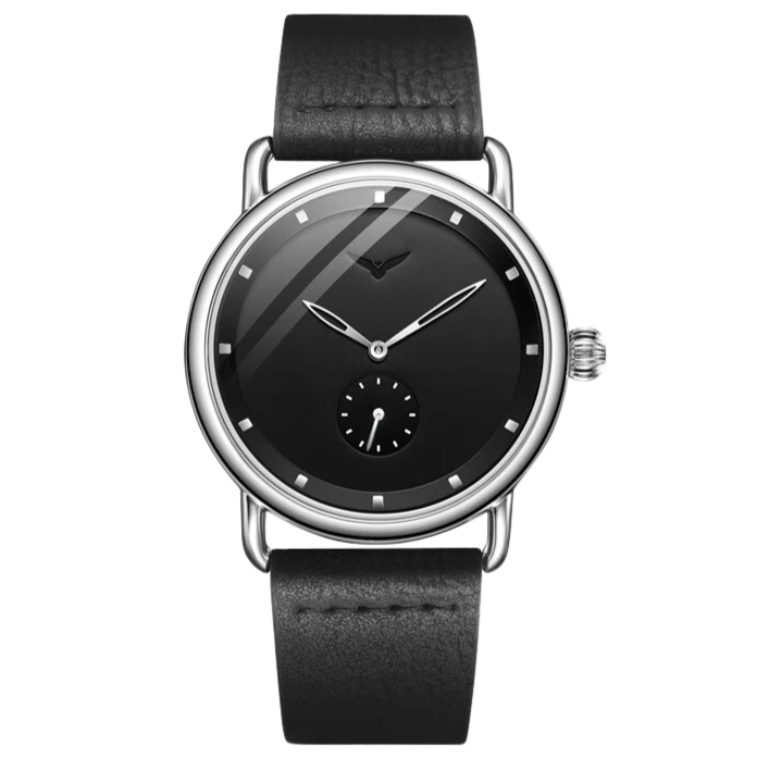 RELÓGIO MINIMALISTA LEGACY MILANO PULSEIRA DE COURO