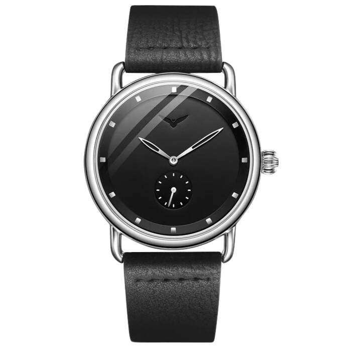 RELÓGIO MINIMALISTA LEGACY MILANO PULSEIRA DE COURO