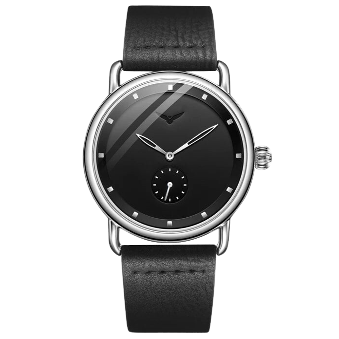 RELÓGIO MINIMALISTA LEGACY MILANO PULSEIRA DE COURO