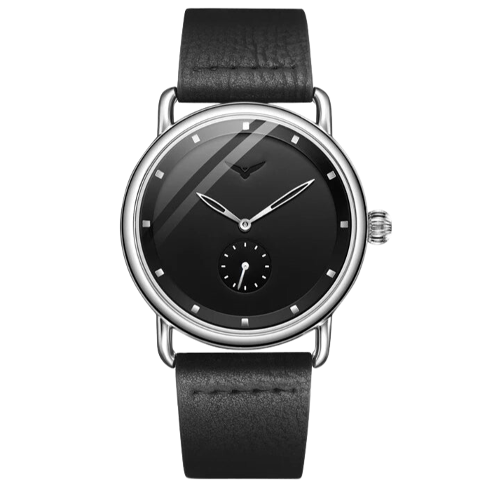 RELÓGIO MINIMALISTA LEGACY MILANO PULSEIRA DE COURO
